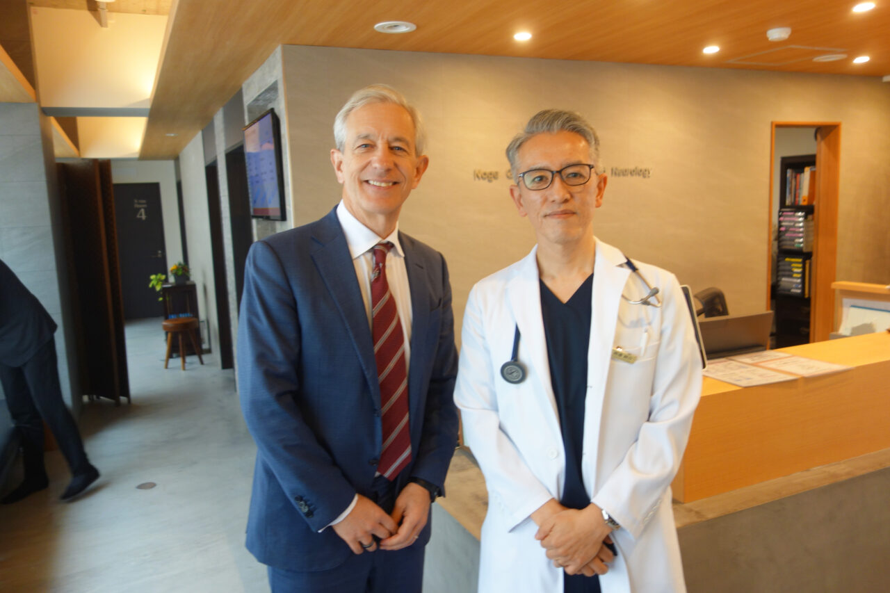 グラクソ・スミスクライン社・社長の表敬訪問を受けました